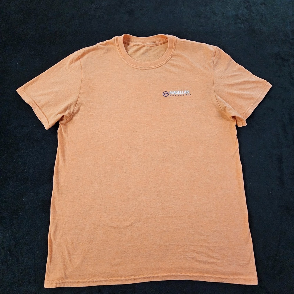 Magellan Outdoors Orange Short Sleeve T-Shirt Men's L